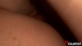 yo check out this homemade mexican threesome two buddies double penetrating her tight holes