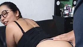 Quick naughty fuck with silent hottie turned wild! 😈🍑💦