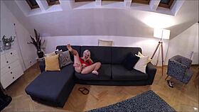 Tiny vixen craves every drop swallowing cum after wild rides