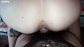 Big ass latina couple fucks huge cock orgasm pov