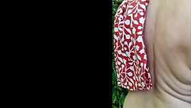 Oh wow naughty housewife strips naked wanks orgasm in woods