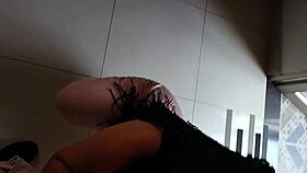 hot latina milf sneaks away from husband for intense ass pounding and creampie