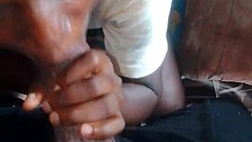 Milf dives into first time oral on big cock passionately