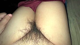sexy indian milf gropes milky big boobs while fingering her hairy wet pussy