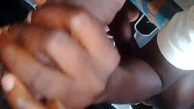 Milf dives into first time oral on big cock passionately