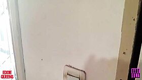 Creepy gym latina with huge tits obsessed smelling my cock