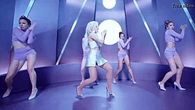 ariana grande delivers cute petite tongue action close-up