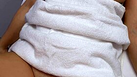 Cheating Wife's Oiled Massage Turns into Creampie Pussy Pounding