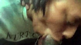 ebony babe deepthroats monster bbc publicly in car ride