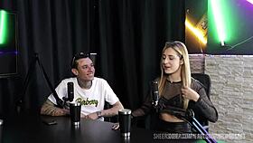 Yasmin Pariz Gives Sloppy Blowjob To Skinny Guy's Cock