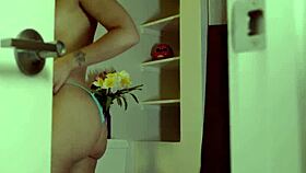 biker teen tommy king sucks monster cock deep after bikini bike wash