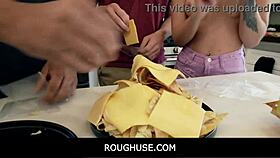 britt blair gets roughly handled in intense girlfriend fantasy scene