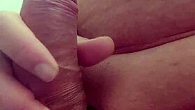 ohh stroking my ringed cock so hard ugh