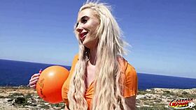 hey german scout, can your huge cock stretch my tight blonde fitness pussy outdoors?