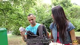 guy trades cash for stranger fucking cute gf liliane