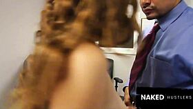 i hired busty secretary for deepthroat skills right at the office