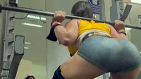 Colombian Gym Outfit Beauty Display