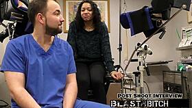 Yasmine, take this cum blast all over your tight shaved pussy!