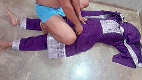 rustic indian girlfriend transitions from outdoor tease to intense indoor pussy pounding