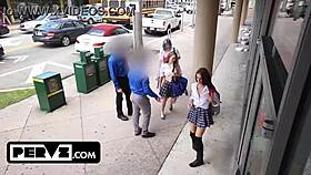 Prison Babe Goes from Jail Straight to Bikini Dick Sucking