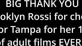 Brooklyn Rossi Sucks Cock, Fucked Hard, Blasted with Cum Load!