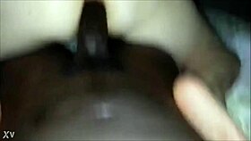 she goes crazy sitting on his huge black cock over and over