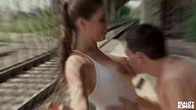 scarlit scandal celebrates college graduation with lesbian scissoring and licking taylor gunner