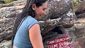 argentinian amateur anal pounding with stranger by the river for cash