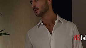 pale hotwife begs hubby for friends on christmas 🎄🔥