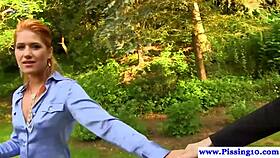 why are classy babes bathing in outdoor golden showers?