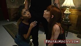 bound teen endures extreme bdsm domination session