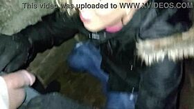 Thrilling public outdoor sex and peeing behind church ignites couple's passion