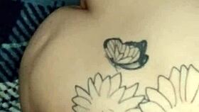 Girlfriend blindfolded, doesn't know she's sucking old cock on film!