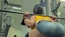 Colombian Gym Outfit Beauty Display