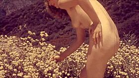 Vintage Naturists Expose Hairy Pussies On Retro Beach