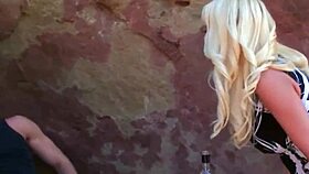 omg these horny blonde big tits bounce wild!