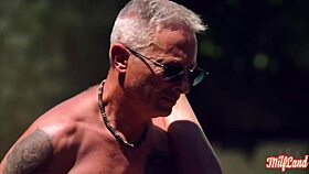 Samantha's tight French milf body craves brutal European big tits sex