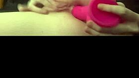 she squirts wildly in pov after toy play