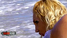 Hot Blonde Milf Fucked Hard On Public Beach
