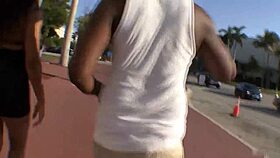 Jayla Foxx enjoys an outdoor GROUP adventure with DOUBLE the fun and CUMSHOTS