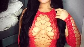 This horny british slut fingers herself to a squirting ORGASM on webcam