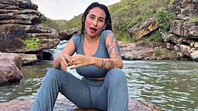 argentinian amateur anal pounding with stranger by the river for cash