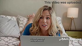 Redhead River Lynn teases your throbbing cock jerk off now?