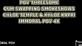 Chloe Temple's horny vibes have her riding big cocks like crazy 😈