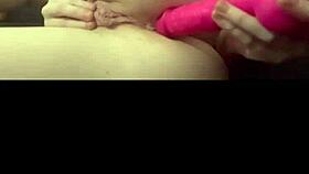 she squirts wildly in pov after toy play