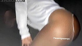 wife sucks deep throats ebony cock hidden swingers gloryhole fuck