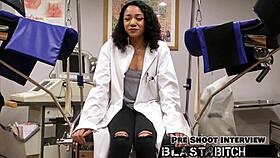 Yasmine, take this cum blast all over your tight shaved pussy!