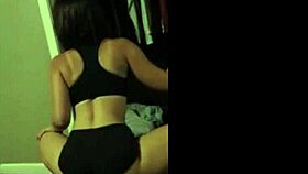 fit white teen ass twerks and shakes that booty hard.