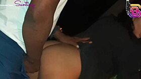 call center babe caught sucking huge cock outdoors