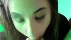 A sneaky girl delivers hot blowjob captured on Snapchat outdoors